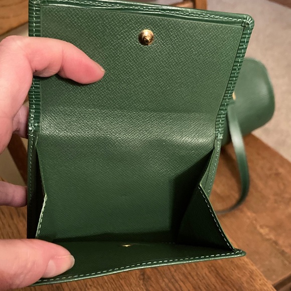 Louis Vuitton Soufflot w/Dust Bag & Elise Wallet Borneo Green Epi Like New! - Picture 12 of 16